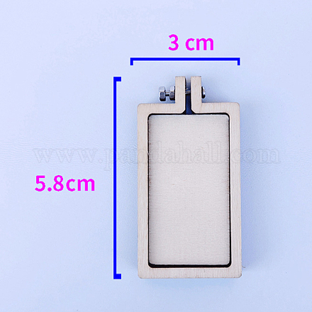 Маленькие деревянные пяльцы для вышивания&nbsp;LS-TOOL-PW0003-019A-11-1