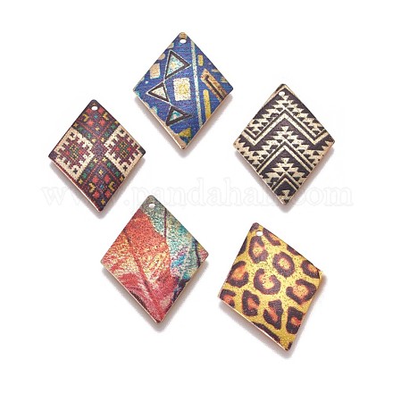Printed Iron Pendants IFIN-L028-A-M-1