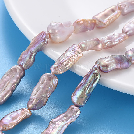 Naturali keshi perline perle fili PEAR-S020-H03-1