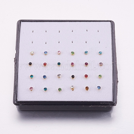 316L Surgical Stainless Steel Nose Studs Nose Piercing Jewelry AJEW-P063-02-2mm-1