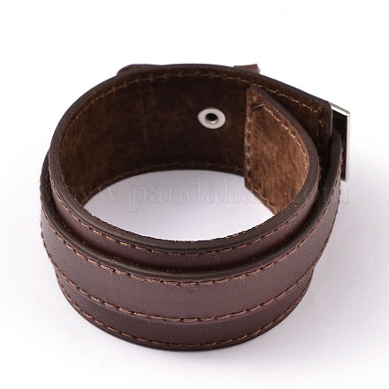 Beautiful Design Leather Cord Bracelets BJEW-D350-03A-1