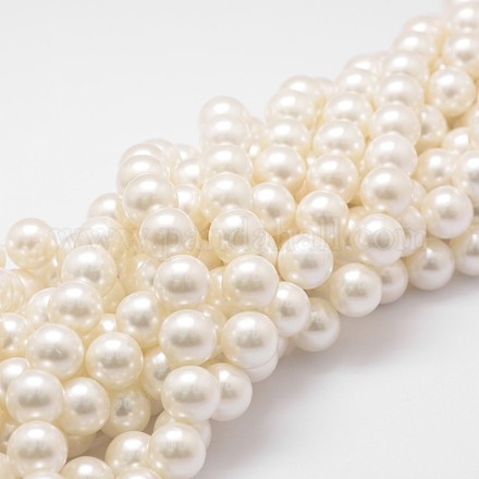 Cuentas perlas de concha de perla X-BSHE-L026-03-12mm-1