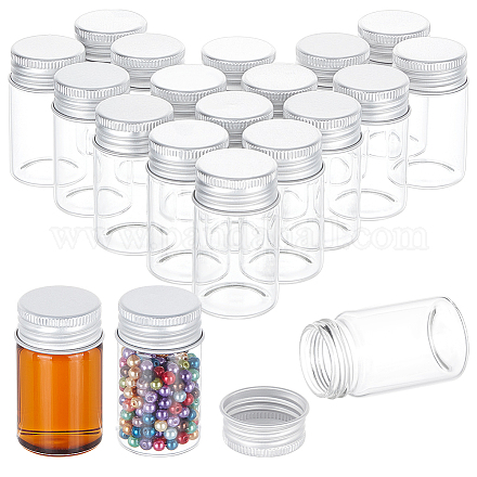 Benecreat 20 pz contenitori di perle di vetro CON-BC0007-31A-1
