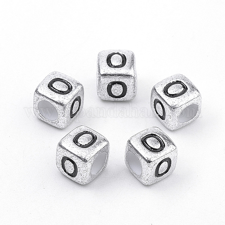Perles acryliques plaqués PB43C9308-O-1