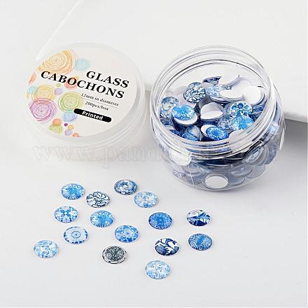Glass Cabochons GGLA-JP0002-07-1
