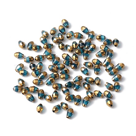 Perles en verre electroplate DGLA-C001-01I-1