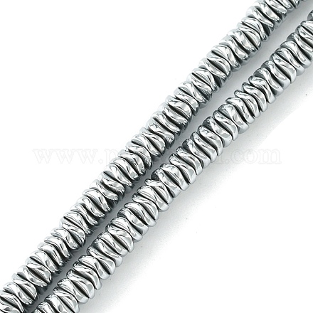 Гальванические нити из синтетических немагнитных гематитовых бусин G-H020-M01-12-1