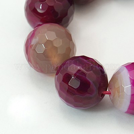 Natural Agate Beads Strands G-E054-10mm-18-1