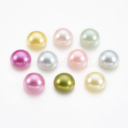 Cabujones de perlas de imitación de plástico ABS X-SACR-S738-12mm-M-1