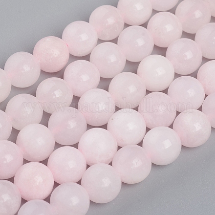 Бусы из натурального розового мангано-кальцита G-L505-09-8mm-1