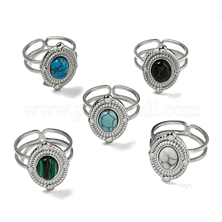 Овальные открытые манжетные кольца из нержавеющей стали 304 STAS-Z060-12P-1