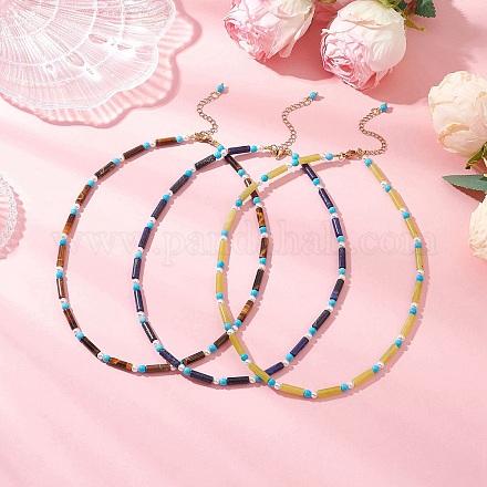 Драгоценный камень ожерелья NJEW-JN05338-1