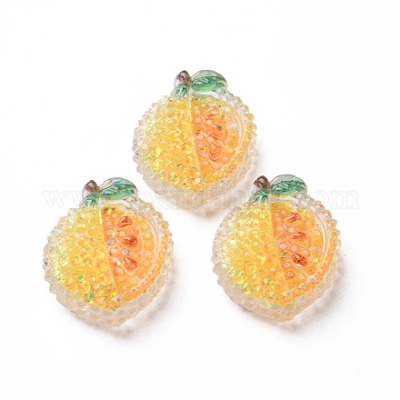 Transparent Epoxy Resin Cabochons CRES-S365-12-1