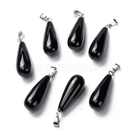 Colgantes de obsidiana naturales G-F707-08-1