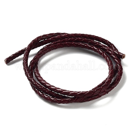 Braided Leather Cord VL3mm-28-1