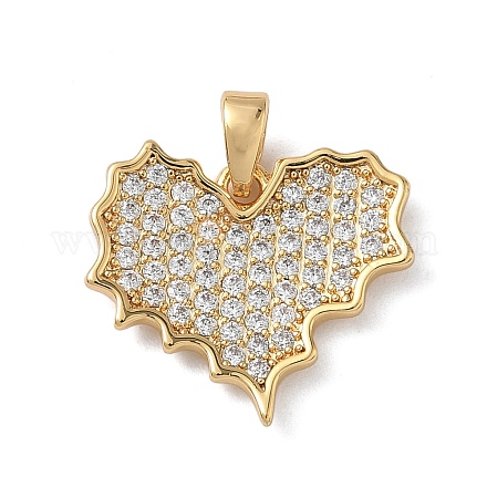 Латунные микро проложить кубического циркония подвески KK-C140-05E-G-1