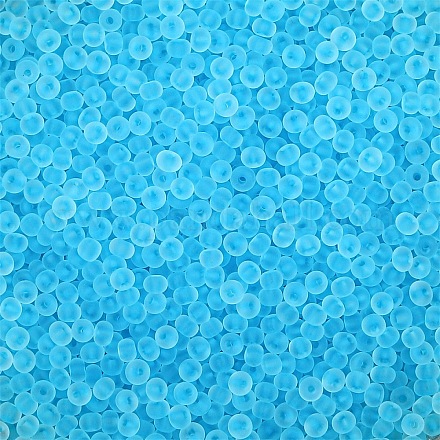 Стеклянный бисер матового цвета PW-WG88870-04-1