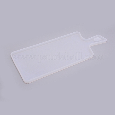 Moldes de silicona para plato de cena con mango rectangular DIY-TAC0008-32-1