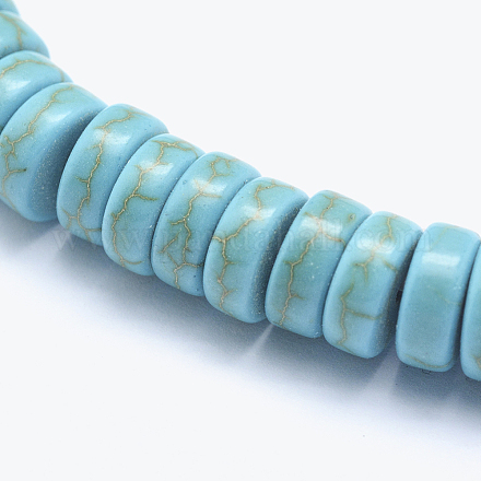Chapelets de perles en turquoise synthétique X-G-E476-01A-1