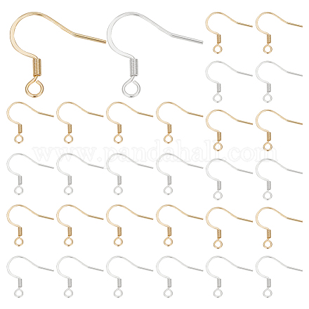 160 шт. 2-х цветные крючки для сережек из нержавеющей стали 304 STAS-BBC0003-78-1