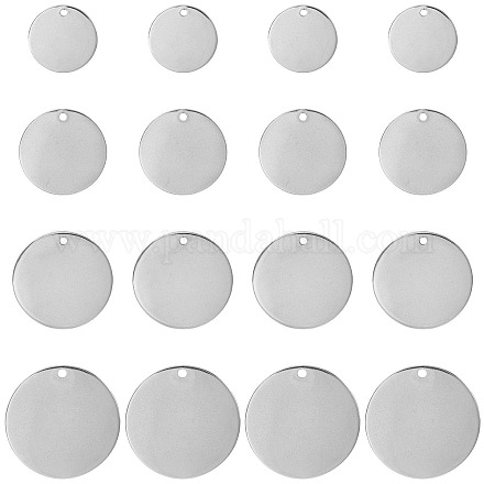 304 charms di tag in bianco in acciaio inossidabile STAS-CJ0002-01-1