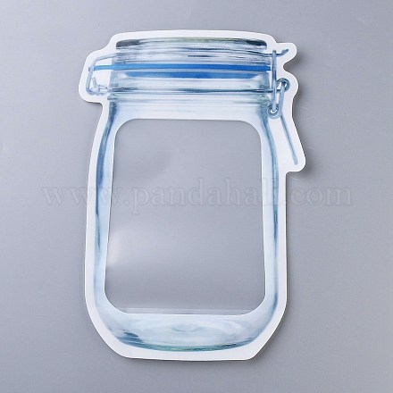 Wiederverwendbare Einmachglas-Form mit Reißverschluss versiegelte Beutel OPP-Z001-02-C-1