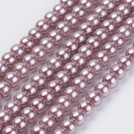 Brins de perles de verre écologiques HY-A008-10mm-RB085-1