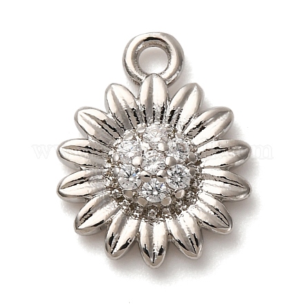 Латунные микро проложить кубического циркония подвески KK-I276-03P-01-1