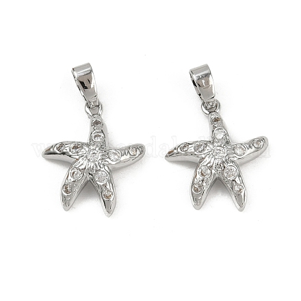 Латунные микро проложить кубического циркония подвески KK-C093-17A-P01-1