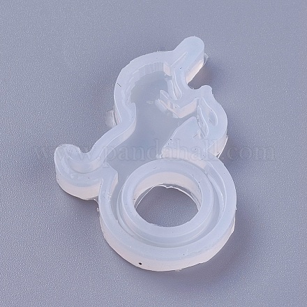 Stampi in silicone alimentare trasparenti per anelli fai da te DIY-WH0128-02C-1
