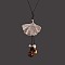 Alloy & Resin & Wood & Walnut Pendant Necklaces for Women, Antique Silver, Leaf, 35.43 inch(90cm), Ginkgo Leaf: 40x55mm