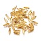 Stainless Steel Sew on Prong Settings, Claw Settings for Pointed Back Rhinestone, Multi-strand Links, For Sew on Rhinestone Making, Horse Eye, Golden, 15.8x5x4.4mm, Hole: 1mm, Tray: 12.7x2.7mm