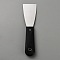 Plastic Handle Carbon Steel Scrapers, Putty Knife Scraper, Trapezoid, for Wallpaper Mounting, Glue Application, Baking, Stainless Steel Color, 19.3x5x1.6cm, Hole: 4.5mm & 7.5mm