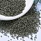 MIYUKI Delica Beads, Cylinder, Japanese Seed Beads, 11/0, (DB1186) Galvanized Semi-Frosted Graphite, 1.3x1.6mm, Hole: 0.8mm, about 100000pcs/500g