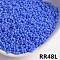 Opaque 8/0 Glass Seed Beads, Round, Cornflower Blue, 8/0, 3.5~4x3mm, about 300pcs/10g