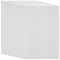 PVC Plastic Sheets with Hole, Rectangle, White, 300x200x0.18mm, Hole: 0.8mm