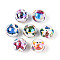 Ocean Theme Printed Opaque Acrylic Beads, Round, AB Color, Mixed Shapes, 15.9mm, Hole: 2.8mm