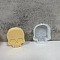 Halloween Theme Candles Silicone Molds, Epoxy Resin Candle Making, Skull, 110x85x24mm