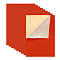 Jewelry Flocking Cloth, Self-adhesive Fabric, Orange Red, 40x28.9~29cm, 12sheets/set