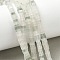 Natural Quartz Beads Strands, Square, 4x4x2.5~3mm, Hole: 1mm, about 156~164pcs/strand, 15.08''(38.3cm)~15.35''(39cm)
