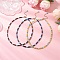 Gemstone Necklaces, with Shell Pearl Bead, Mixed Color, 17.13 inch(43.5cm), 3pcs/set