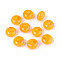 Opaque Resin Beads, Rondelle, Orange, 8x5mm, Hole: 1.5mm