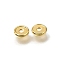 Brass Beads, Disc, Rack Plating, Long-Lasting Plated, Golden, 5x1mm, Hole: 1.5mm