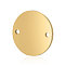 304 Stainless Steel Links Connectors, Manual Polishing, Flat Round, Golden, 16x1.5mm, Hole: 1mm