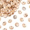 Preciosa® MAXIMA Crystal Round Stones, Czech Crystal, Bicone(436 11 177 Rivoli), Dura Foiling, 90300 Light Peach, SS47(10.55~10.9mm)