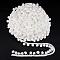 PH PandaHall 20 Yards/ 18.3m Large Pom Poms Balls Fringe Trim, 13mm Round Pompoms Ball Triangle Connect Tassel Trim White Ribbon Fringe Tassel Lace for DIY Craft Sewing Home Clothes Pillow