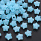 Imitation Jelly Acrylic Beads, Star, Light Sky Blue, 9x9.5x5.5mm, Hole: 2.5mm, about 2050pcs/500g