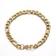 304 Stainless Steel Figaro Chains Bracelets STAS-L149-12-1