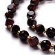 Natural Red Tiger Eye Beads Strand G-M367-19A-2