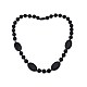 Colliers en forme de perles en silicone NJEW-BB20637-A-1